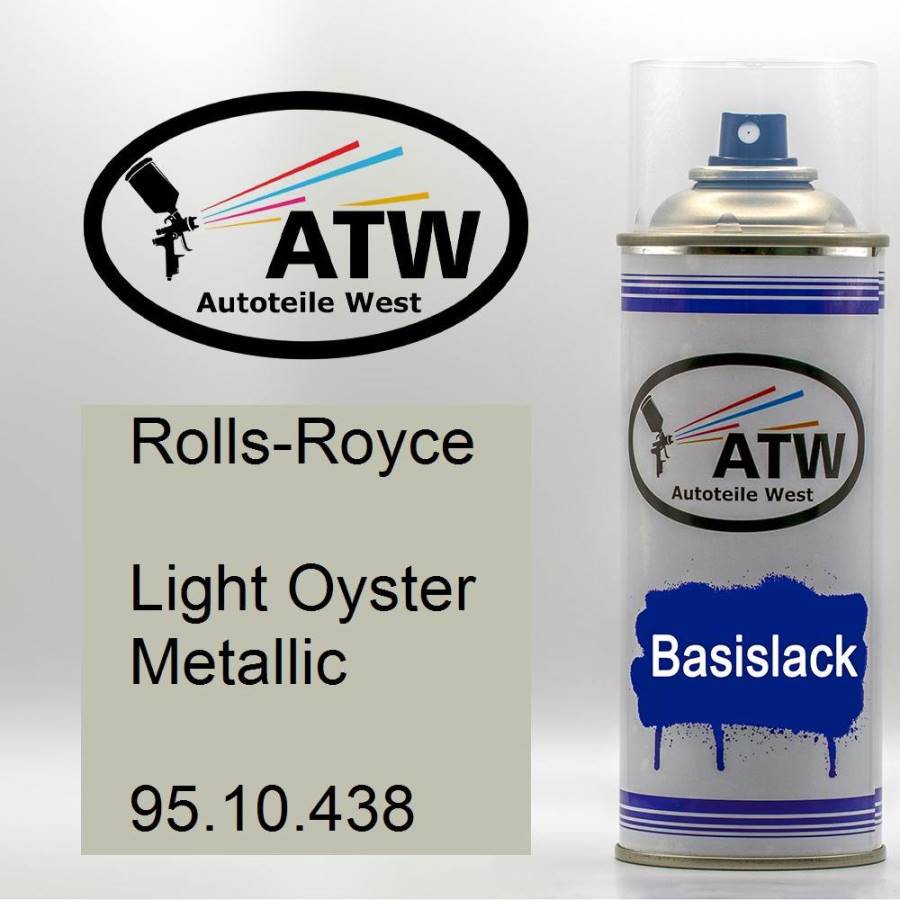 Rolls-Royce, Light Oyster Metallic, 95.10.438: 400ml Sprühdose, von ATW Autoteile West.